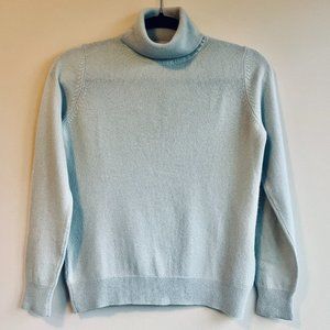Cashmere Turtleneck Light Blue Size S
